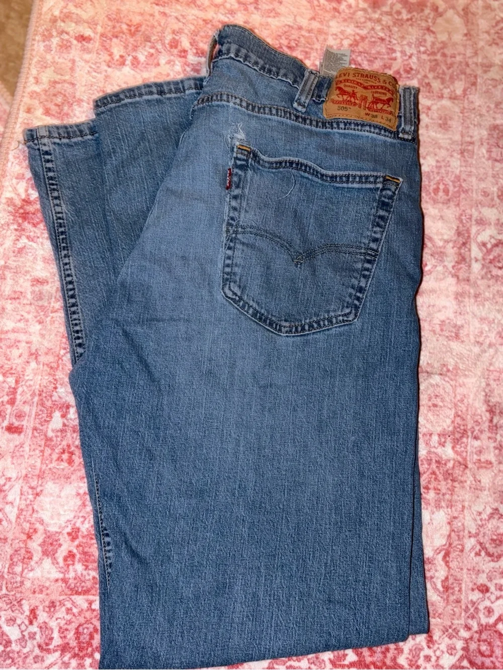 Levi's Men's Straight Jeans in Blue Denim